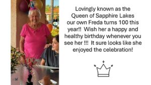 Lovingly known as the Queen of Sapphire Lakes